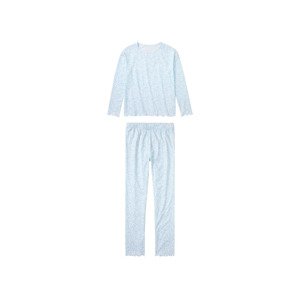 pepperts!® Dívčí pyžamo s BIO bavlnou (134/140, bílá)