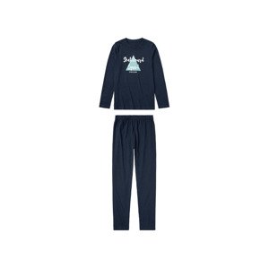 pepperts!® Chlapecké pyžamo s BIO bavlnou (146/152, navy modrá)