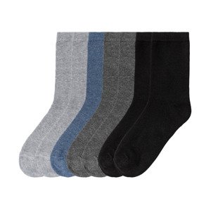 pepperts!® Chlapecké ponožky s BIO bavlnou, 7 párů  (31/34, modrá/šedá/černá)
