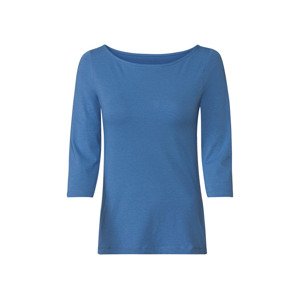 esmara® Dámské triko s 3/4 rukávy (XS (32/34), modrá)