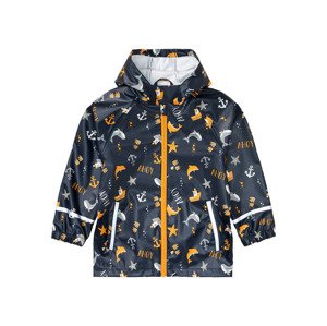 lupilu® Chlapecká nepromokavá bunda (navy modrá vzorovaná, 110/116)