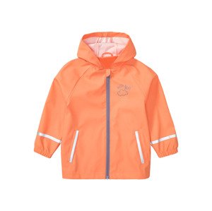 lupilu® Dívčí nepromokavá bunda (122/128, oranžová)