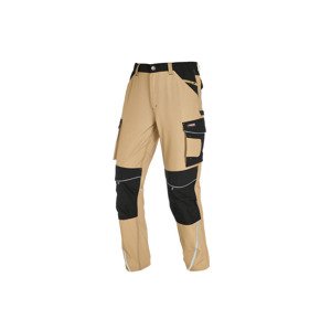 PARKSIDE PERFORMANCE® Pánské pracovní kalhoty (50, béžová/černá)