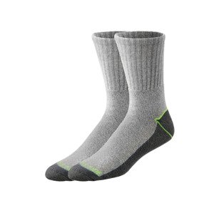 PARKSIDE® Pánské pracovní ponožky, 2 páry (39/42, šedá)