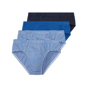 lupilu® Chlapecké slipy s BIO bavlnou, 4 kusy (98/104, navy modrá / modrá / bílá)
