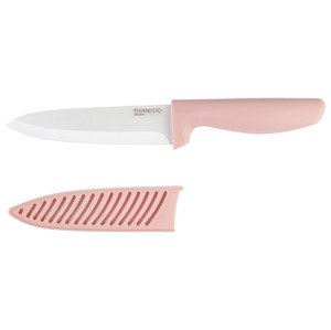 ERNESTO® Keramický kuchyňský nůž, 16 cm (světle růžová)