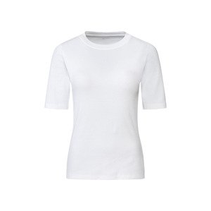 esmara® Dámské vroubkované triko (M (40/42), bílá)