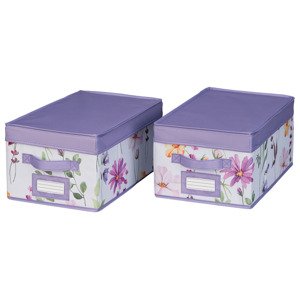 LIVARNO home Úložný box / Organizér do zásuvky (květiny, úložný box s víkem)