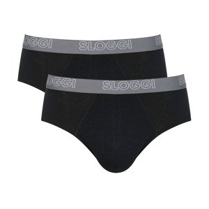 Sloggi Pánské slipy / boxerky „Ready to Go“, 2 kusy (L, slipy/černá)