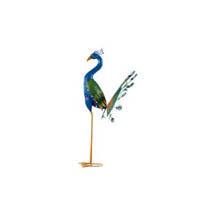 LIVARNO home Kovový dekorativní pták (páv (roztažený ocas))