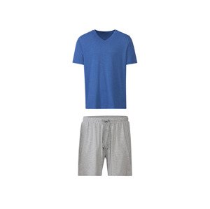 LIVERGY® Pánské pyžamo (S (44/46), modrá/šedá)