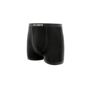 CRIVIT Pánské cyklistické bezešvé boxerky (7/XL, černá)