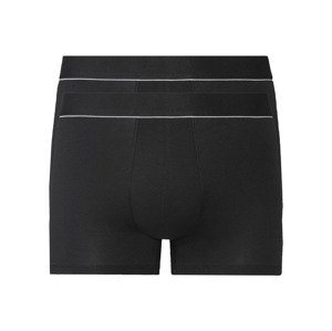 LIVERGY® Pánské boxerky, 2 kusy (7/XL, černá)