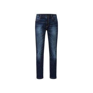 LIVERGY® Pánské džíny "Slim Fit" (52 (36/32), tmavě modrá)
