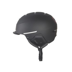CRIVIT Dámská / Pánská městská cyklistická helma s koncovým světlem City (vel. S/M, černá)