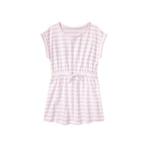lupilu® Dívčí šaty (98/104, růžová pruhovaná)