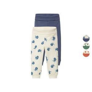 lupilu® Dětské kalhoty "Jogger" s BIO bavlnou, 2 kusy