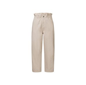 esmara® Dámské paperbag kalhoty (40, béžová)