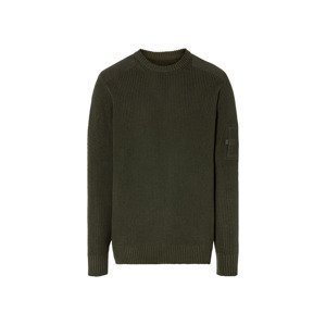LIVERGY® Pánský úpletový svetr (M (48/50), khaki)