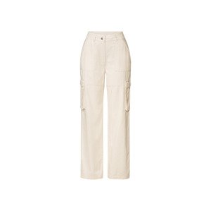 esmara® Dámské cargo kalhoty (34, světle béžová)