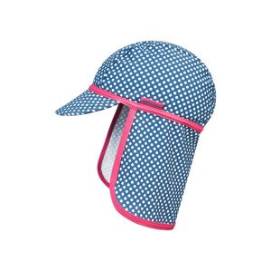 Playshoes Dětská koupací čepice UV 50+ (50-51, puntíky / modrá)