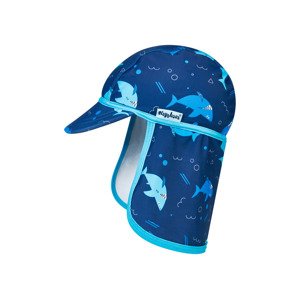 Playshoes Dětská koupací čepice (52-53, žraloci / tmavě modrá)
