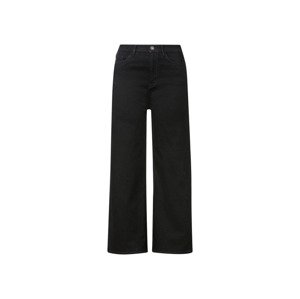 esmara® Dámské džíny "Wide Leg", vysoký pas (36, černá)