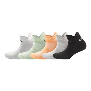 CRIVIT Dámské sportovní ponožky, 5 párů (35/38, oranžová/zelená/bílá/černá/šedá)