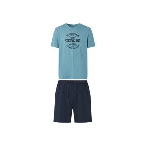 LIVERGY® Pánské pyžamo (XL (56/58), modrá / navy modrá)