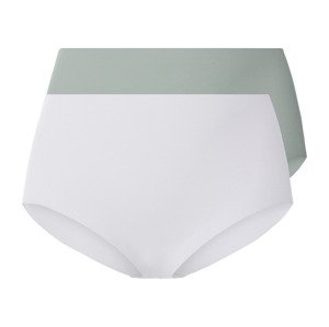 esmara® Dámské bezešvé tvarující kalhotky XXL, 2 kusy (XL (48/50), mintová/bílá)