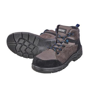PARKSIDE® Pánská kožená bezpečnostní obuv S3 (45, šedá/černá)