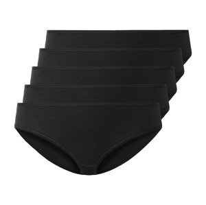 esmara® Dámské kalhotky XXL, 5 kusů (XL (48/50), černá)