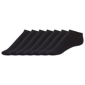 esmara® Dámské nízké ponožky, 7 párů  (35/38, černá)