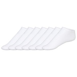 esmara® Dámské nízké ponožky, 7 párů  (35/38, bílá)
