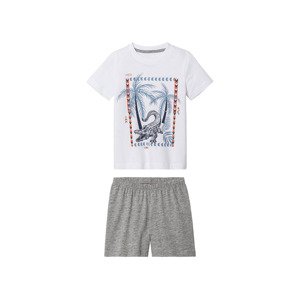 lupilu® Chlapecké pyžamo (98/104, bílá/šedá)