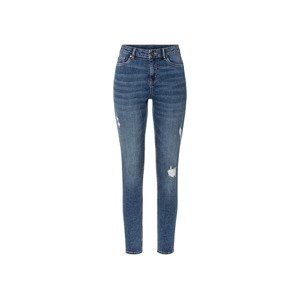 esmara® Dámské džíny "Super Skinny Fit", push-up efekt (38, středně modrá)