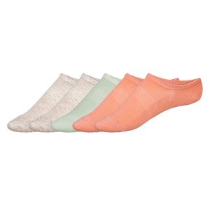 esmara® Dámské nízké ponožky, 5 párů (béžová/korálová/mintová, 35/38)