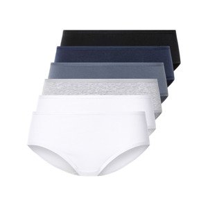 esmara® Dámské kalhotky s BIO bavlnou, 6 kusů
