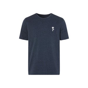 LIVERGY® Pánské triko na spaní (M (48/50), navy modrá)