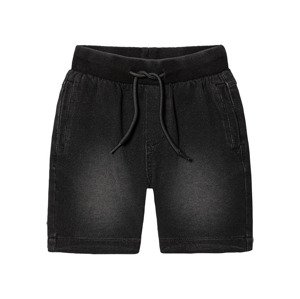 lupilu® Chlapecké džínové bermudy (122/128, černá)