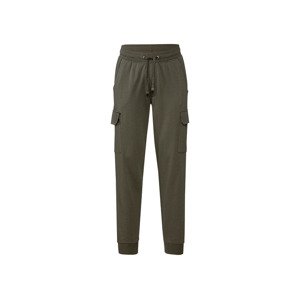 LIVERGY® Pánské teplákové cargo kalhoty  (L (52/54), khaki)