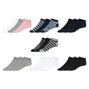 esmara® Dámské nízké ponožky s BIO bavlnou, 3 páry