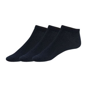 esmara® Dámské nízké ponožky s BIO bavlnou, 3 páry (35/38, navy modrá)