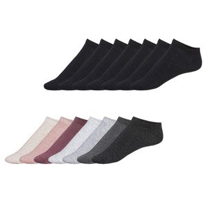 esmara® Dámské nízké ponožky s BIO bavlnou, 7 párů