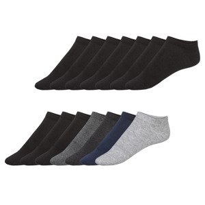 LIVERGY® Pánské nízké ponožky s BIO bavlnou, 7 párů