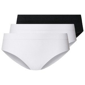 esmara® Dámské bezešvé kalhotky, 3 kusy (S (36/38), černá/bílá)