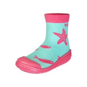 Playshoes Dětské vodní protiskluzové ponožky (20/21, tyrkysová / mořská hvězdice)