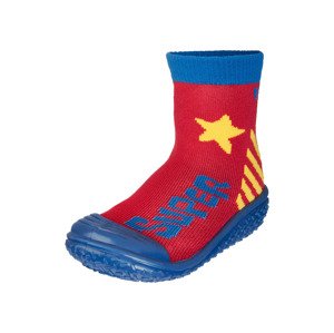 Playshoes Dětské vodní protiskluzové ponožky (20/21, červená)