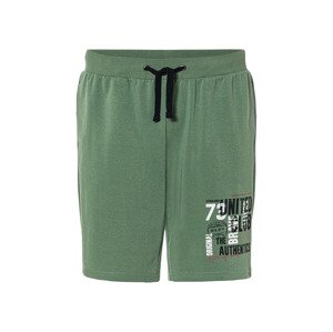 Livergy® Pánské teplákové bermudy (L (52/54), zelená)