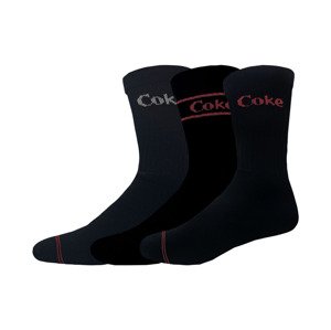 Coca Cola Pánské ponožky (vel. 35-38, černá)